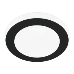 Eglo LED CARPI Wand-/plafondlamp staal zwart, wit / Kunststof wit H: 75 mm | Ø 300 mm Hot