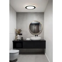 Eglo LED CARPI Wand-/plafondlamp staal zwart, wit / Kunststof wit H: 75 mm | Ø 300 mm Hot