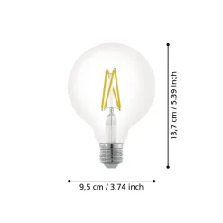 Eglo LEDE27 Lichtbron / Glas helder Ø 95 mm Sale