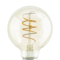 Eglo LEDE27 Lichtbron / Glas amber Ø 80 mm Outlet