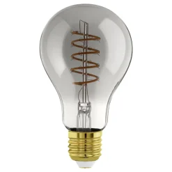 Eglo LEDE27 Lichtbron / glas gestoomd zwart-transparant Ø 60 mm Best