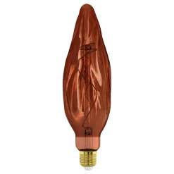 Eglo LEDE27 Lichtbron / Glas koperkleuren Ø 78 mm Outlet