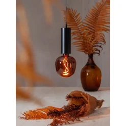 Eglo LEDE27 Lichtbron / Glas cognac Ø 125 mm Online