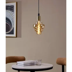 Eglo LEDE27 Lichtbron / Glas amber Ø 150 mm Hot