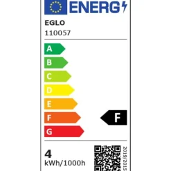 Eglo LEDE27 Lichtbron / Glas amber Ø 30 mm Hot