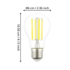 Eglo LEDE27 Lichtbron / Glas helder Ø 60 mm New