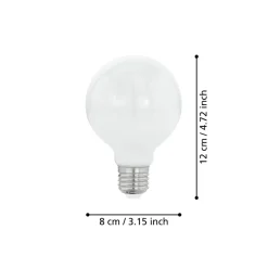 Eglo LEDE27 Lichtbron / Glas opaal Ø 80 mm Sale