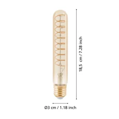 Eglo LEDE27 Lichtbron / Glas amber Ø 30 mm New