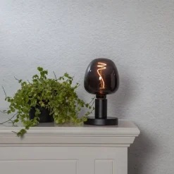 Eglo LEDE27 Lichtbron / Glas zwart Ø 125 mm Clearance