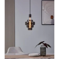 Eglo LEDE27 Lichtbron / Glas zwart-transparant Ø 150 mm Online