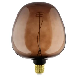 Eglo LEDE27 Lichtbron / Glas cognac Ø 190 mm Sale