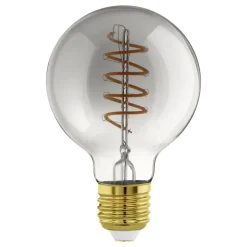 Eglo LEDE27 Lichtbron / glas gestoomd zwart-transparant Ø 80 mm Best