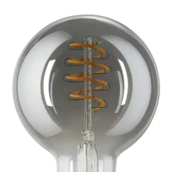 Eglo LEDE27 Lichtbron / glas gestoomd zwart-transparant Ø 80 mm Best