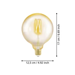 Eglo LEDE27 Lichtbron / Glas amber Ø 125 mm Online