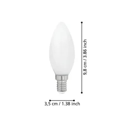 Eglo LEDE14 Lichtbron / Glas opaal Ø 35 mm Discount