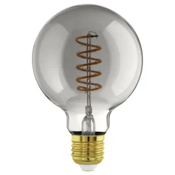 Eglo LEDE27 Lichtbron / glas gestoomd zwart-transparant Ø 95 mm Outlet