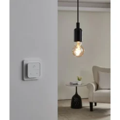 Eglo LEDE27 Lichtbron Kunststof wit / Glas amber Ø 60 mm Best