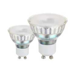 Eglo LEDGU10 Lichtbron / Glas satijn Ø 50 mm Hot