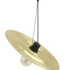 Eglo LINTMILL hanglamp staal zwart / staal geborsteld messing H: 1100 mm | Ø 400 mm Clearance