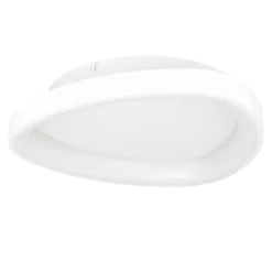 Eglo LORETELLO Wand-/plafondlamp kunststof, staal wit H: 75 mm | Ø 350 mm Clearance