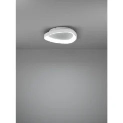 Eglo LORETELLO Wand-/plafondlamp kunststof, staal wit H: 75 mm | Ø 350 mm Clearance