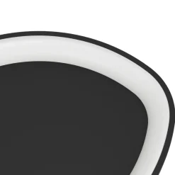 Eglo LORETELLO Wand-/plafondlamp kunststof, staal zwart H: 75 mm | Ø 350 mm Online