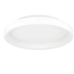 Eglo LORETELLO Wand-/plafondlamp kunststof, staal wit H: 75 mm | Ø 350 mm Discount