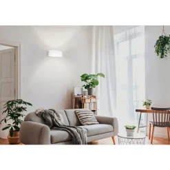 Eglo MACCACARI Wandlamp aluminium, staal wit / Kunststof transparant H: 75 mm Online