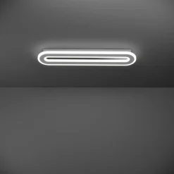 Eglo MACCHIONI Plafondarmaturen staal, kunststof wit / kunststof met kristaleffect wit H: 45 mm Outlet