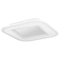 Eglo MACCHIONI Plafondarmaturen staal, kunststof wit / kunststof met kristaleffect wit H: 50 mm