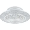 Eglo MALINSKA Ventilator met licht ABS wit / acryl kristallook H: 200 mm | Ø 550 mm New
