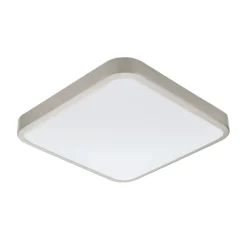 Eglo MANILVA 1 Wandlamp staal nikkel-mat / Kunststof wit H: 70 mm