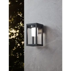 Eglo MARTANO Wandlamp aluminium zwart / Kunststof wit H: 270 mm New