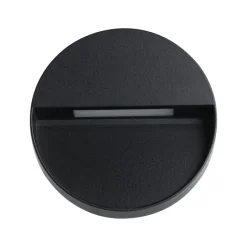 Eglo MARUGGIO Wandlamp aluminium zwart / Kunststof transparant Ø 150 mm