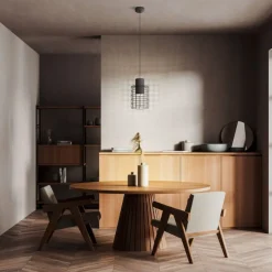 Eglo MILLIGAN hanglamp staal zwart, wit H: 1100 mm | Ø 200 mm Online