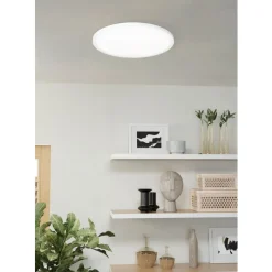 Eglo MINERARIO Plafondarmaturen Kunststof wit / Kunststof wit H: 30 mm | Ø 390 mm Best