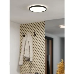 Eglo MINERARIO Plafondarmaturen Kunststof zwart / Kunststof wit H: 30 mm | Ø 300 mm Best