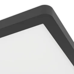 Eglo MINERARIO Plafondarmaturen Kunststof zwart / Kunststof wit H: 30 mm Online