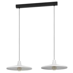 Eglo MINIERE hanglamp staal zwart / staal grijs H: 1100 mm Sale