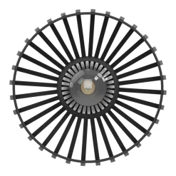 Eglo MOGANO 3 Plafondarmaturen staal zwart H: 180 mm | Ø 280 mm New