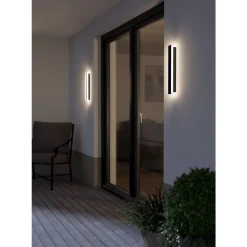 Eglo NEVIANO Wandlamp staal, kunststof zwart / Kunststof wit H: 65 mm New