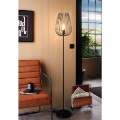 Eglo NEWTOWN Staande lampen staal zwart H: 1595 mm | Ø 275 mm Online