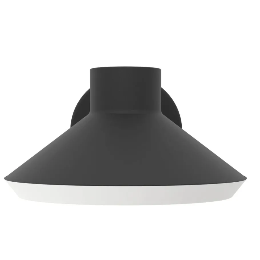 Eglo NINNARELLA Wandlamp staal zwart / Kunststof wit H: 110 mm Clearance
