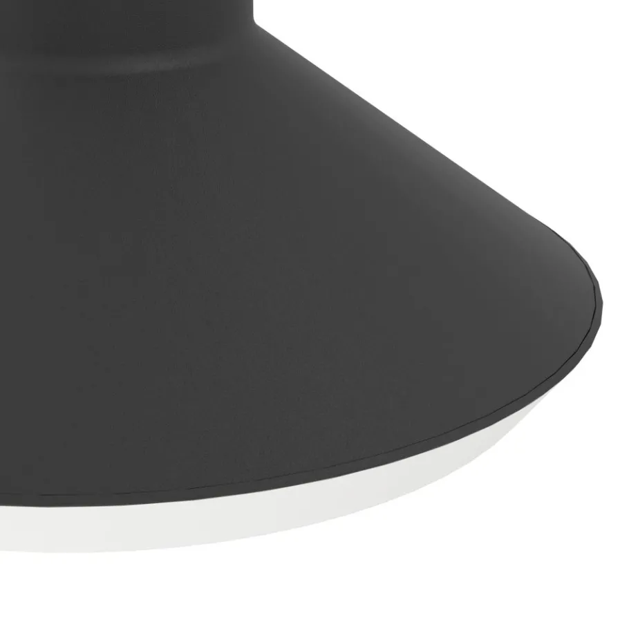 Eglo NINNARELLA Wandlamp staal zwart / Kunststof wit H: 110 mm Clearance