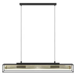 Eglo NOHALES hanglamp staal zwart, geelkoper H: 1500 mm Discount