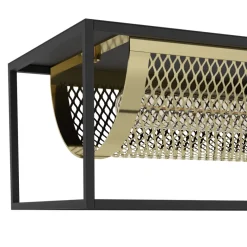 Eglo NOHALES hanglamp staal zwart, geelkoper H: 1500 mm Discount