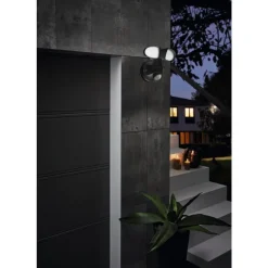 Eglo PAGINO Wandlamp Kunststof zwart H: 220 mm Best