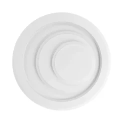 Eglo PALAGIANO 1 Plafondarmaturen staal wit / kunststof, staal satijn, wit H: 50 mm | Ø 480 mm Online