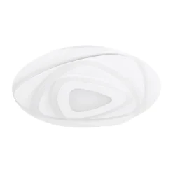 Eglo PALAGIANO Plafondarmaturen staal wit / kunststof, staal satijn, wit H: 55 mm | Ø 380 mm Online