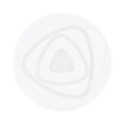 Eglo PALAGIANO Plafondarmaturen staal wit / kunststof, staal satijn, wit H: 55 mm | Ø 300 mm